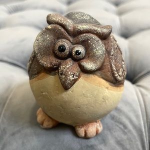 TII COLLECTIONS Ceramic Owl 4” x 4”